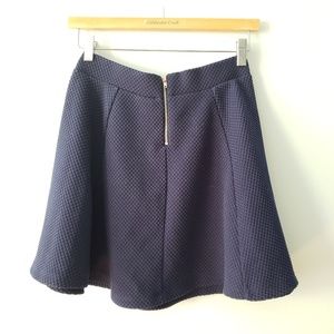 H&M Skirts - H&M Navy Jacquard Circle Skirt | S H&M Skirts - H&M Navy Jacquard Circle Skirt | S